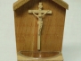 Weihwassergeschirr aus Holz